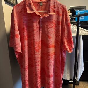 adidas Vibrant Red Polo Shirt